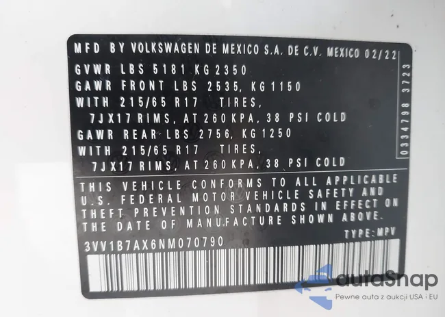 3VV1B7AX6NM070790: 42641828