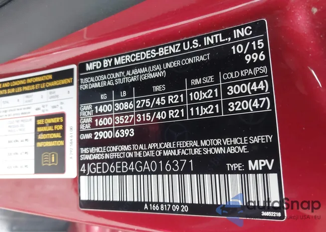 4JGED6EB4GA016371: 42641852