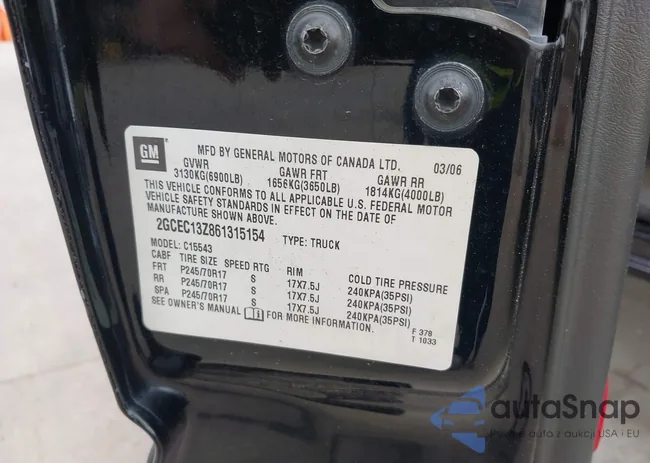 2GCEC13Z861315154: 42641858