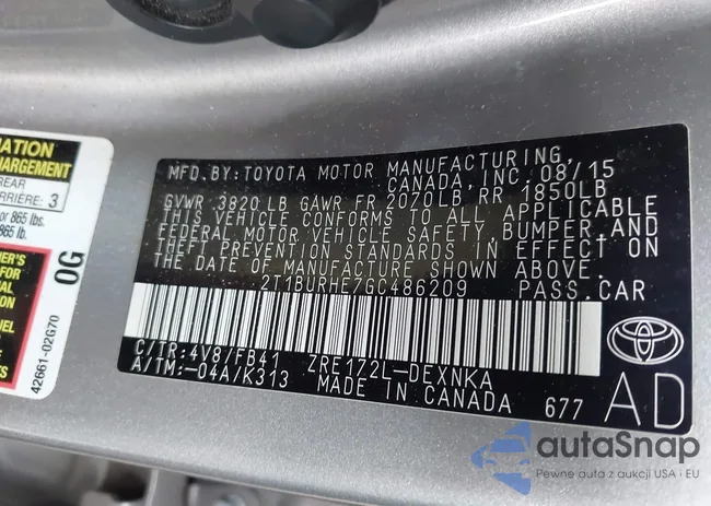 2T1BURHE7GC486209: 42641884