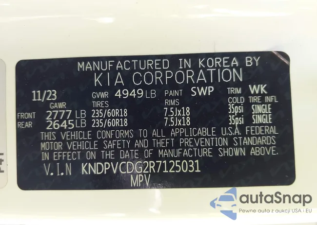 KNDPVCDG2R7125031: 42641934