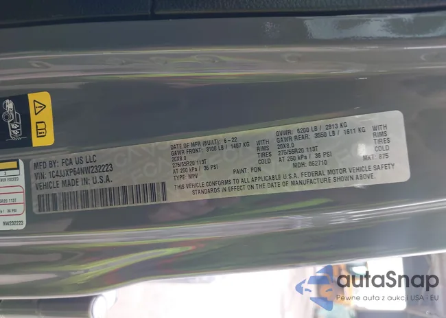 1C4JJXP64NW232223: 42641049