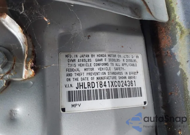 JHLRD1841XC024361: 42642570