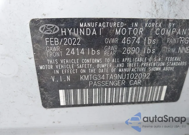 KMTG34TA9NU102092: 42642580