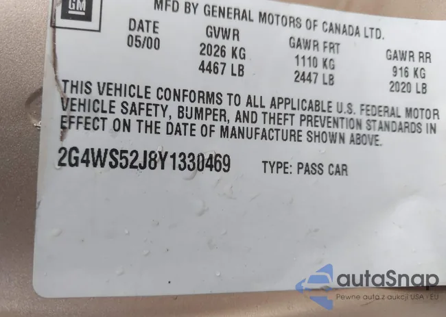 2G4WS52J8Y1330469: 42642664