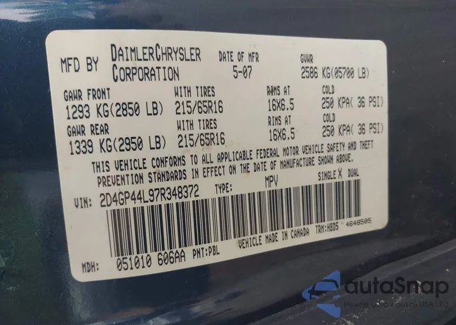 2D4GP44L97R348372: 42642830