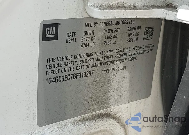 1G4GC5EC7BF313287: 42642954