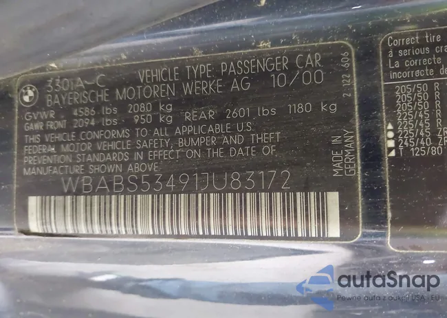 WBABS53491JU83172: 42643364