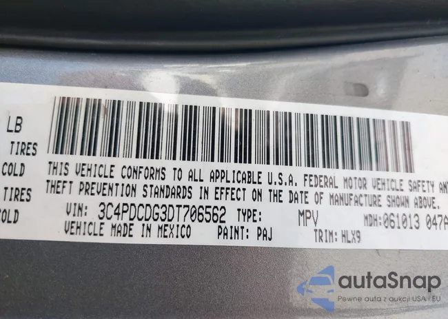 3C4PDCDG3DT706562: 42643406