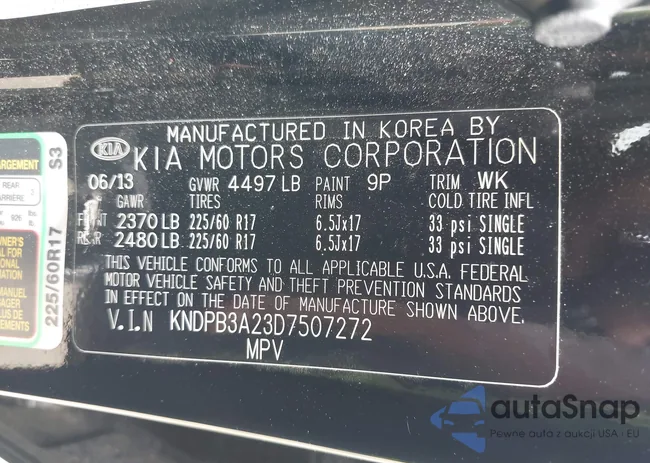 KNDPB3A23D7507272: 42643642