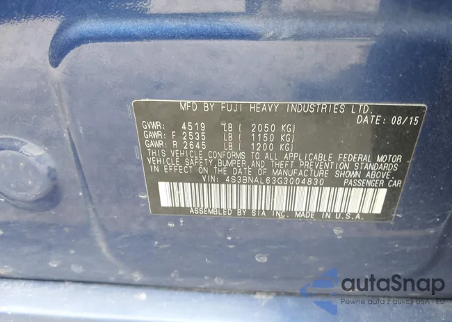 4S3BNAL63G3004830: 42644368