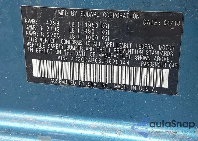 4S3GKAB66J3620044: 42644513