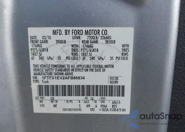 1FTFX1EV2AFB86834: 42644796