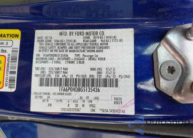 1FA6P0HD8G5135436: 42644926