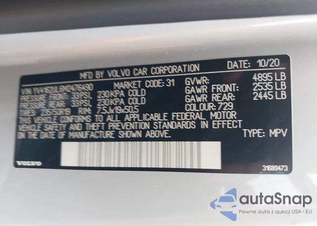 YV4162UL6M2476490: 42645379