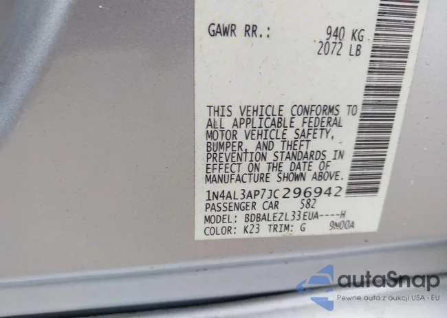 1N4AL3AP7JC296942: 42645471