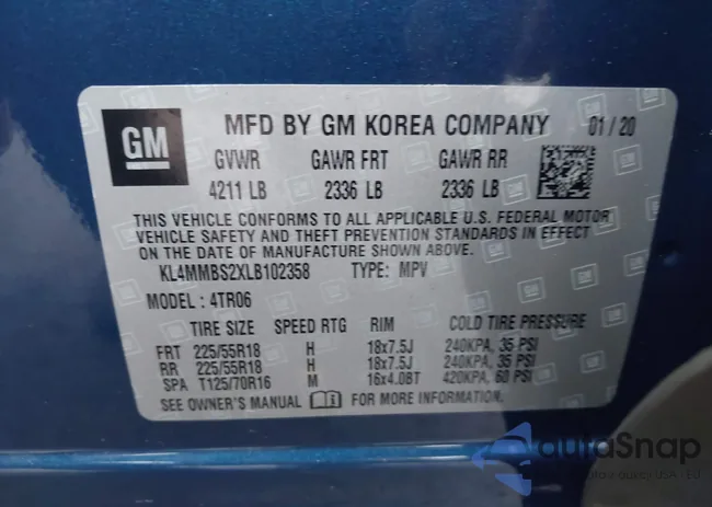 KL4MMBS2XLB102358: 42645727