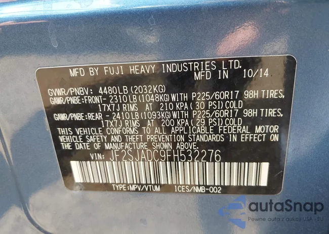 JF2SJADC9FH532276: 42645776