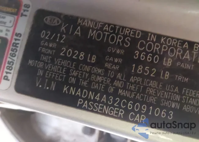 KNADN4A32C6091063: 42645801