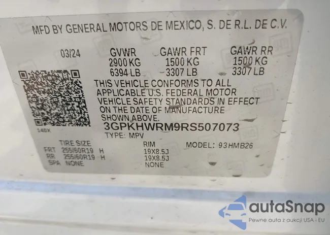 3GPKHWRM9RS507073: 42646456