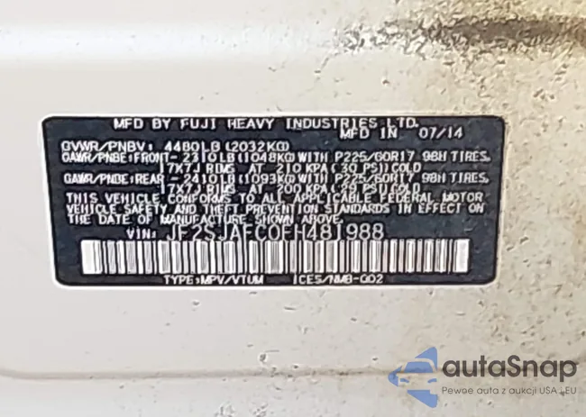 JF2SJAFC0FH481988: 42646728