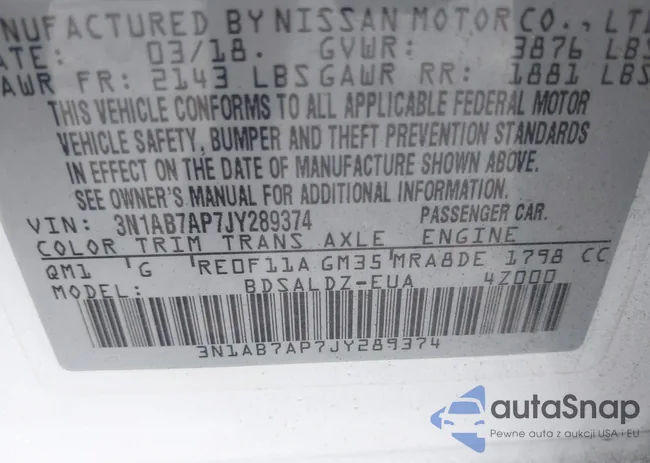 3N1AB7AP7JY289374: 42646732