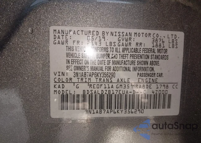 3N1AB7AP6KY356290: 42646761