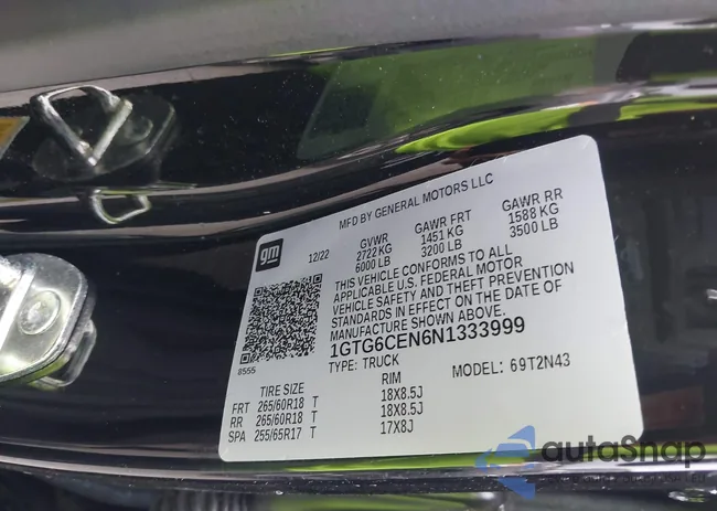 1GTG6CEN6N1333999: 42646012