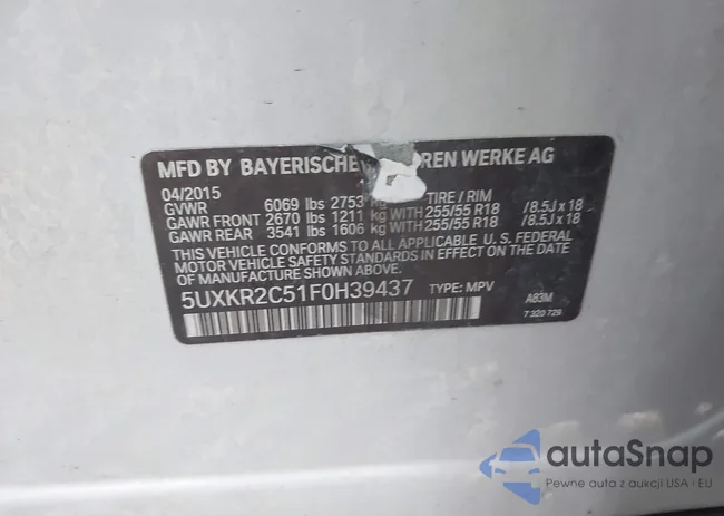 5UXKR2C51F0H39437: 42646125