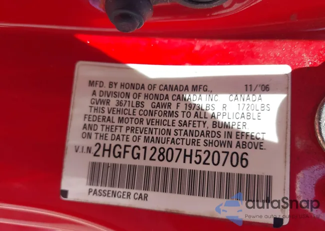 2HGFG12807H520706: 42646155