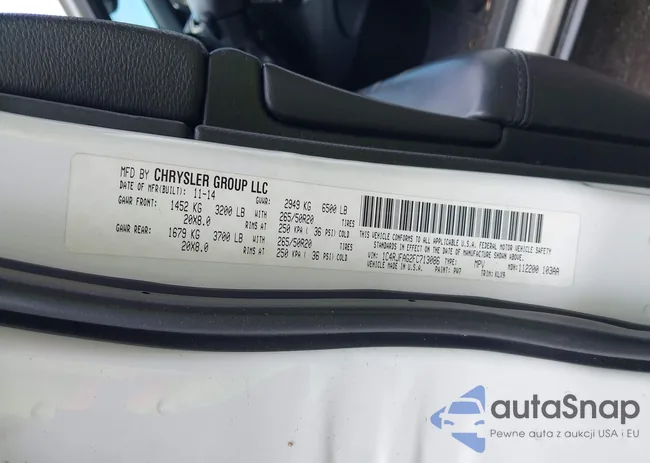 1C4RJFAG2FC713086: 42646326