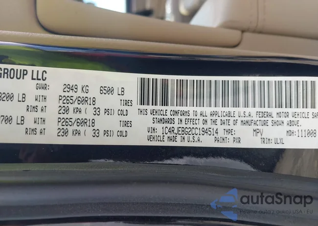 1C4RJEBG2CC194514: 42646332