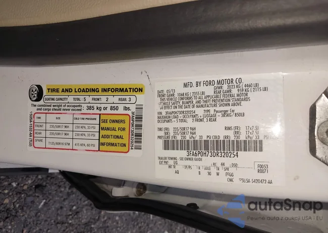 3FA6P0H73DR320254: 42647417