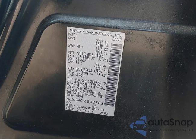 5N1DR2AM7LC608763: 42647532