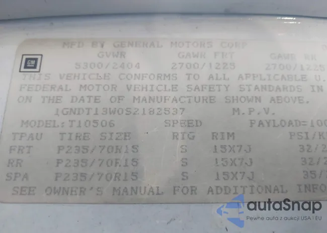 1GNDT13W0S2182537: 42647704