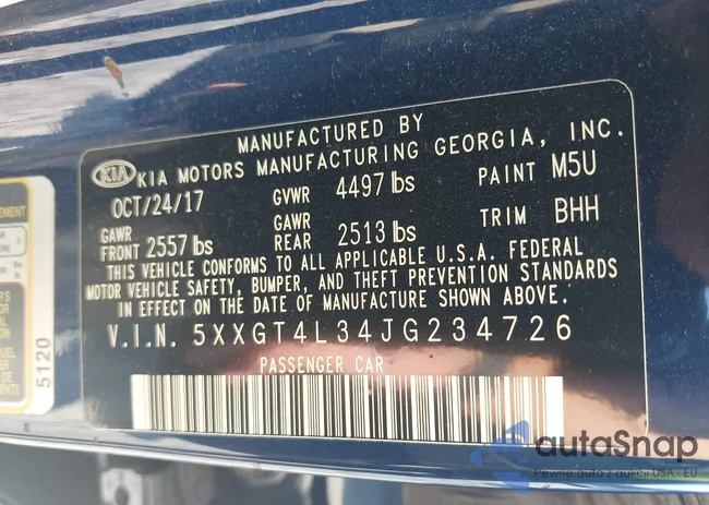 5XXGT4L34JG234726: 42647796