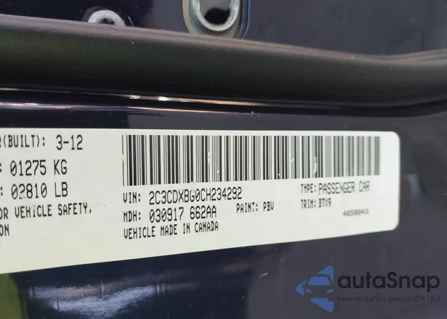 2C3CDXBG0CH234292: 42647230