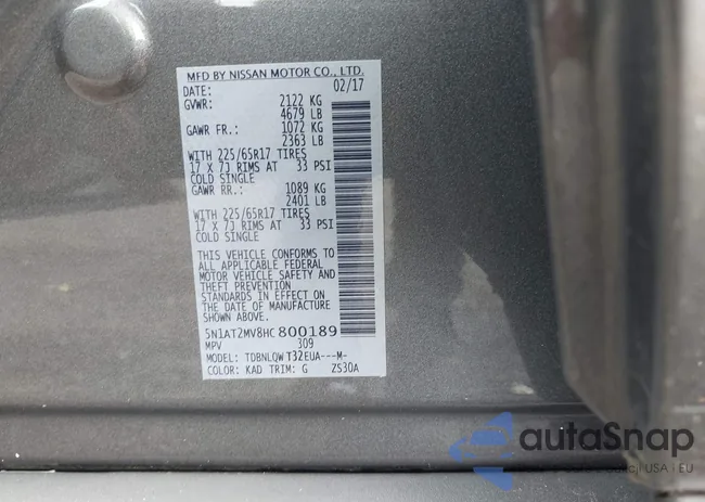 5N1AT2MV8HC800189: 42648634