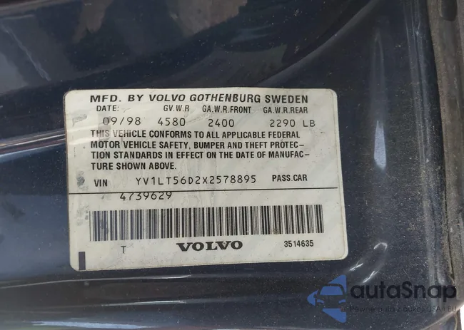 YV1LT56D2X2578895: 42648705