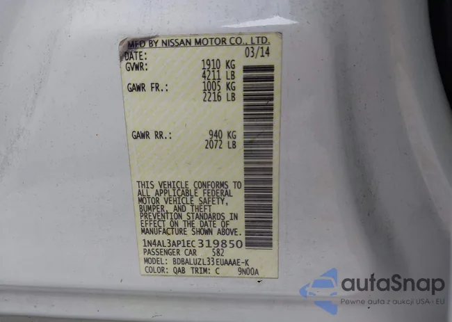 1N4AL3AP1EC319850: 42648831