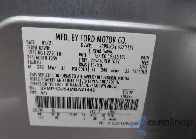 2FMPK3J94MBA21442: 42648875