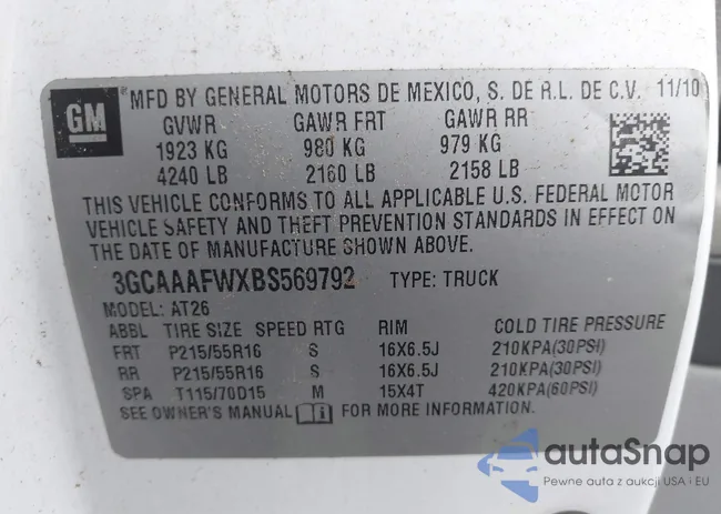 3GCAAAFWXBS569792: 42648066