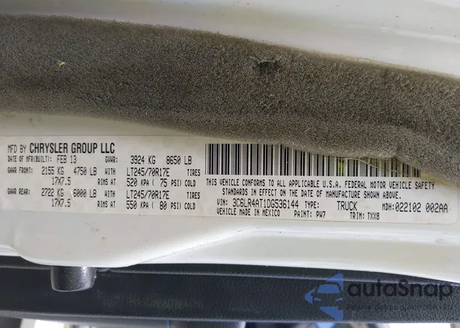 3C6LR4AT1DG536144: 42648091