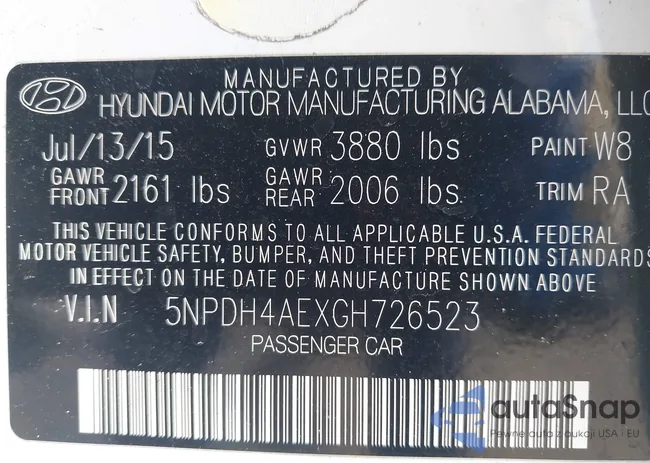 5NPDH4AEXGH726523: 42648121