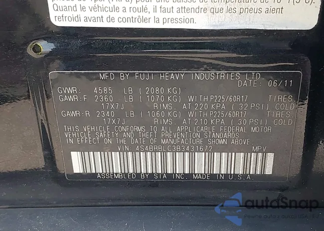 4S4BRBLC3B3431672: 42648284