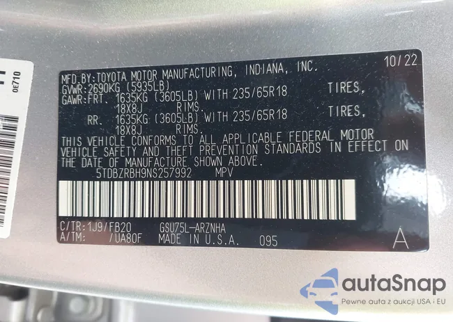 5TDBZRBH9NS257992: 42649624