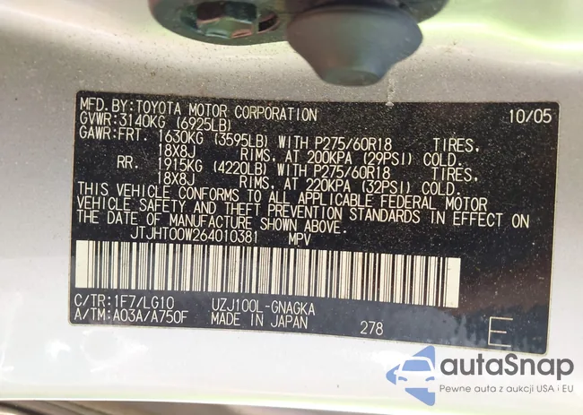 JTJHT00W264010381: 42649656