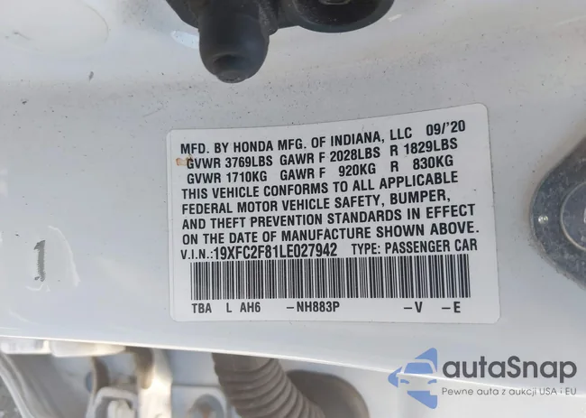 19XFC2F81LE027942: 42649668