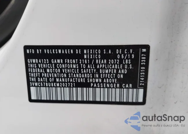 3VWC57BU8KM202721: 42649698