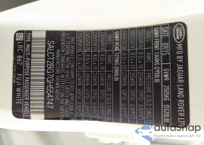 SALCT2BG7GH554747: 42649737